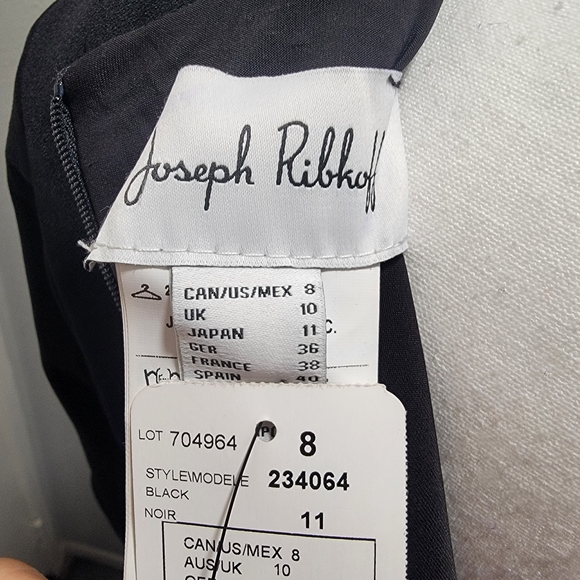 Joseph Ribkoff Black Jumpsuit with Gold Waist Accent - Picture 6 of 6